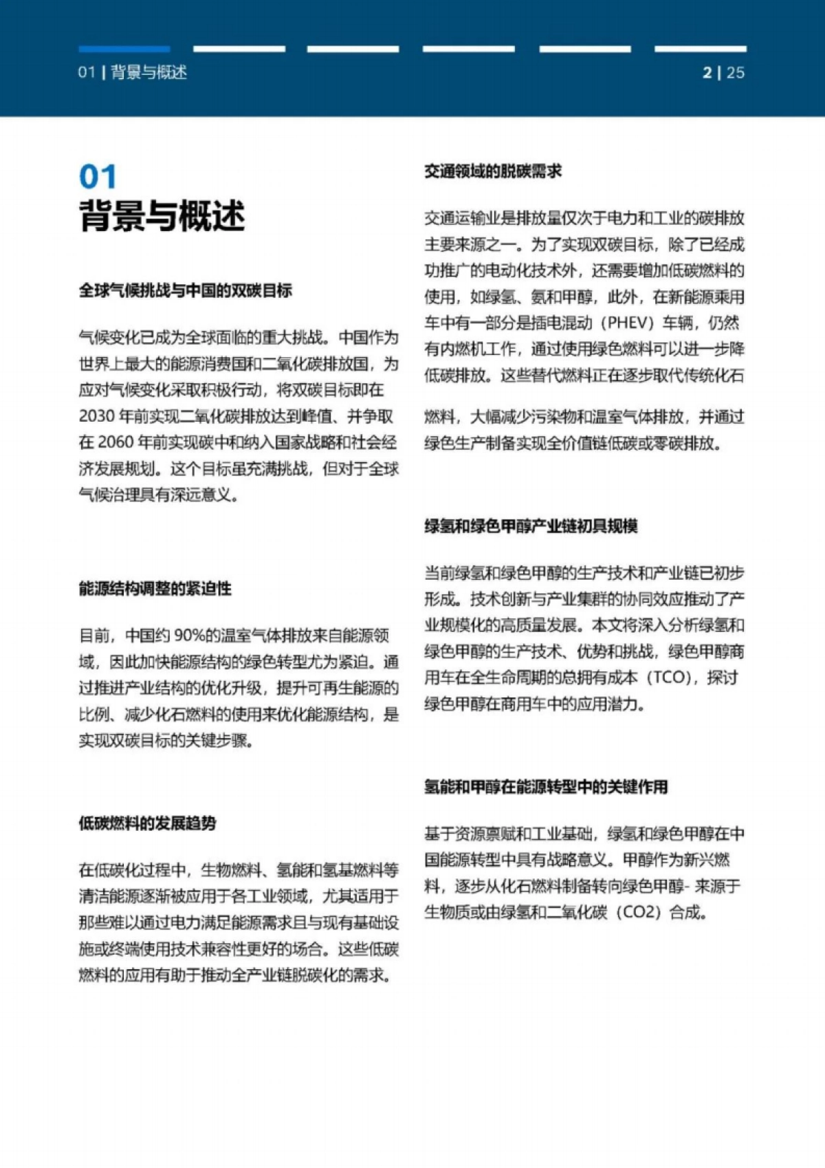 2025年双碳目标下绿色甲醇在交通领域的应用前景白皮书_第3页