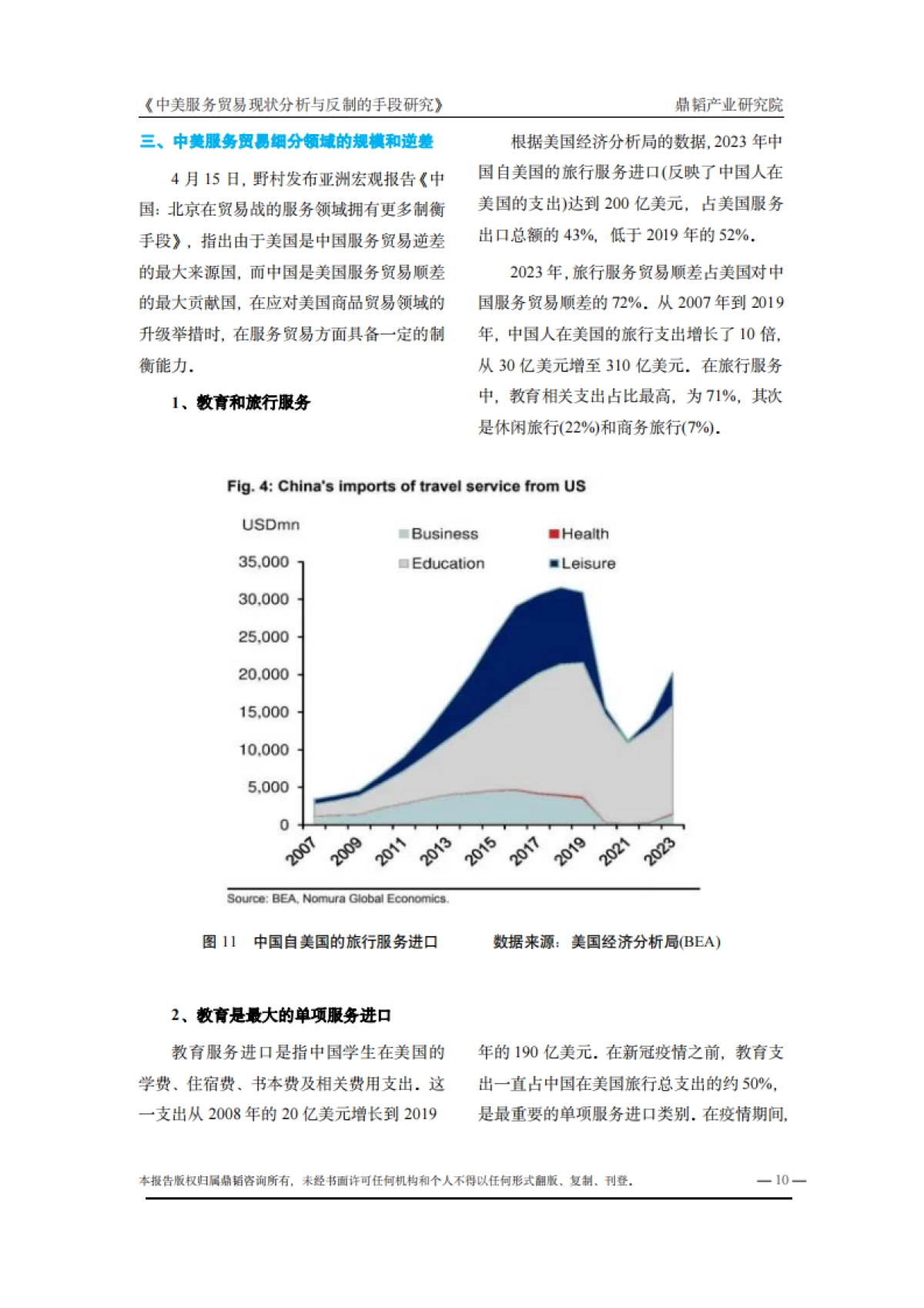 2025以服务贸易“逆差转移”为核心推动没有美国的全球化-中美服务贸易现状分析与反制的手段研究报告_第10页