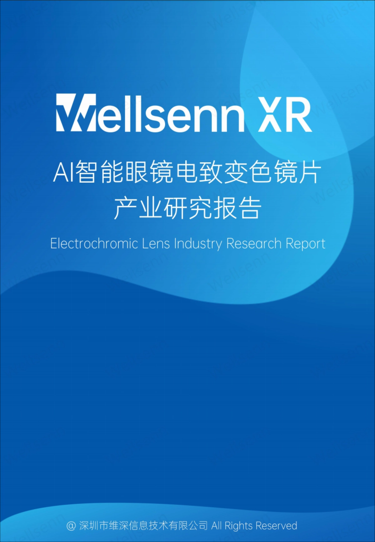 AI智能眼镜电致变色镜片产业研究报告_第1页