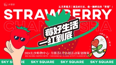 商业购物中心5月企划「莓好生活 一红到底主题」活动策划细案