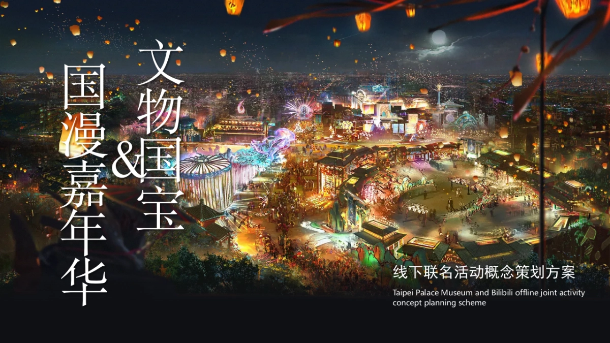 哔哩哔哩国宝文物x国漫IP二次元动画线下嘉年华活动策划方案_第1页