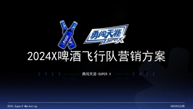 2024啤酒飞行队营销方案