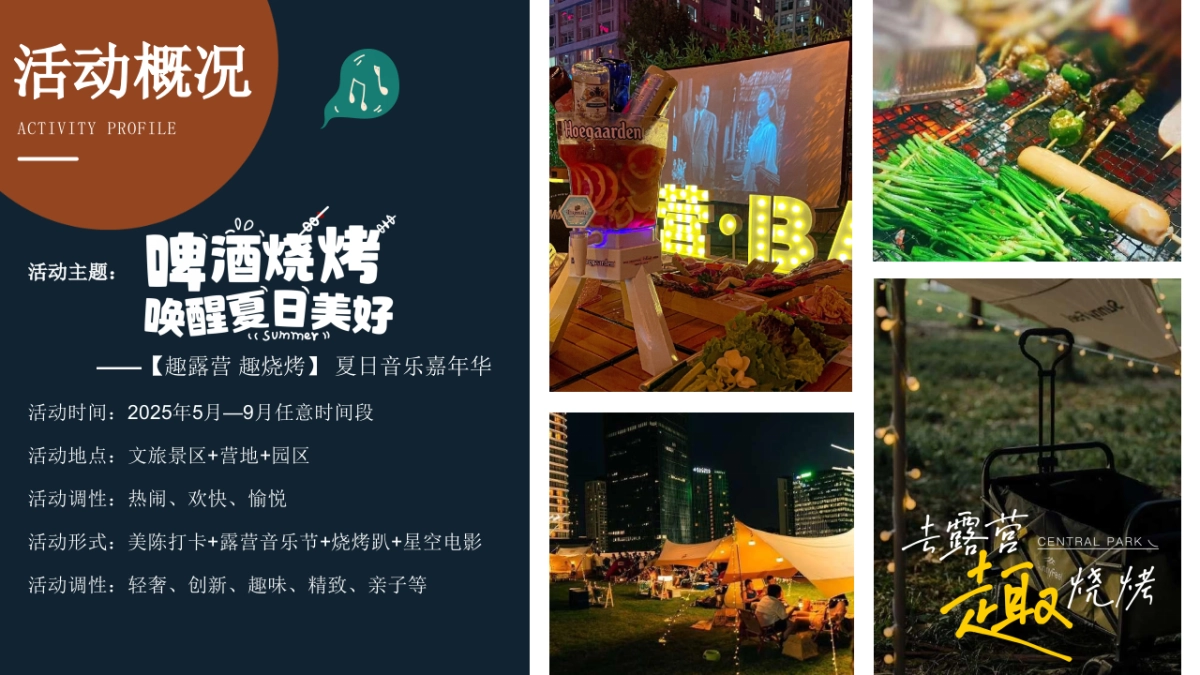 文旅景区夏日露营烧烤音乐嘉年华「啤酒烧烤 唤醒夏日美好主题」活动策划方案_第7页