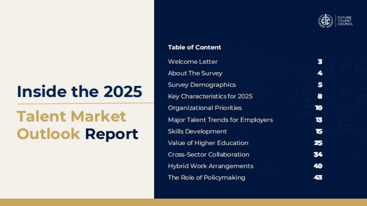 2025年全球人才市场展望报告:领军企业、高等院校及劳动政策制定者行动与投资指南(英文)_第2页