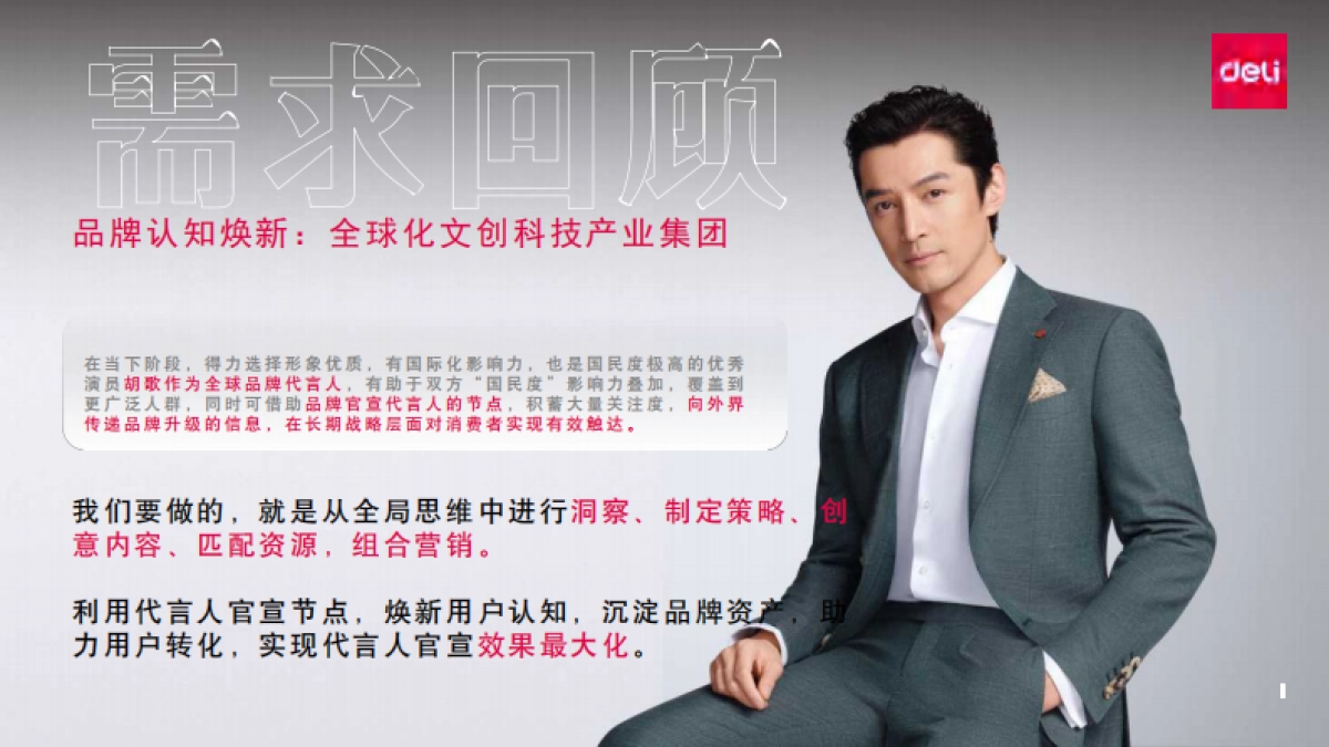 胡歌得力全球品牌代言人全案_第5页