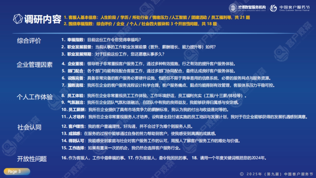 2025年客服人幸福指数调研数据分享报告_第3页