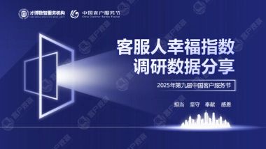 2025年客服人幸福指数调研数据分享报告