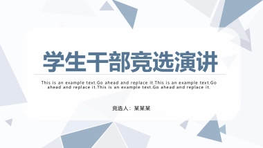 （34）学生会班干竞选