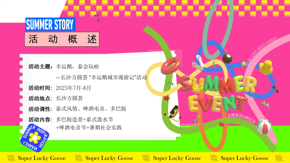 2025商业购物中心夏季幸运鹅城市漫游记「幸运鹅 泰会玩啦主题」暑期活动策划方案_第10页