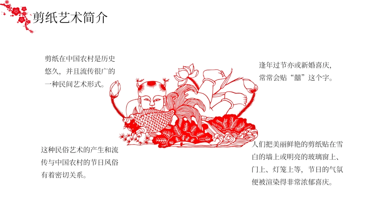 剪纸文化风格PPT模板模板 (2)_第3页