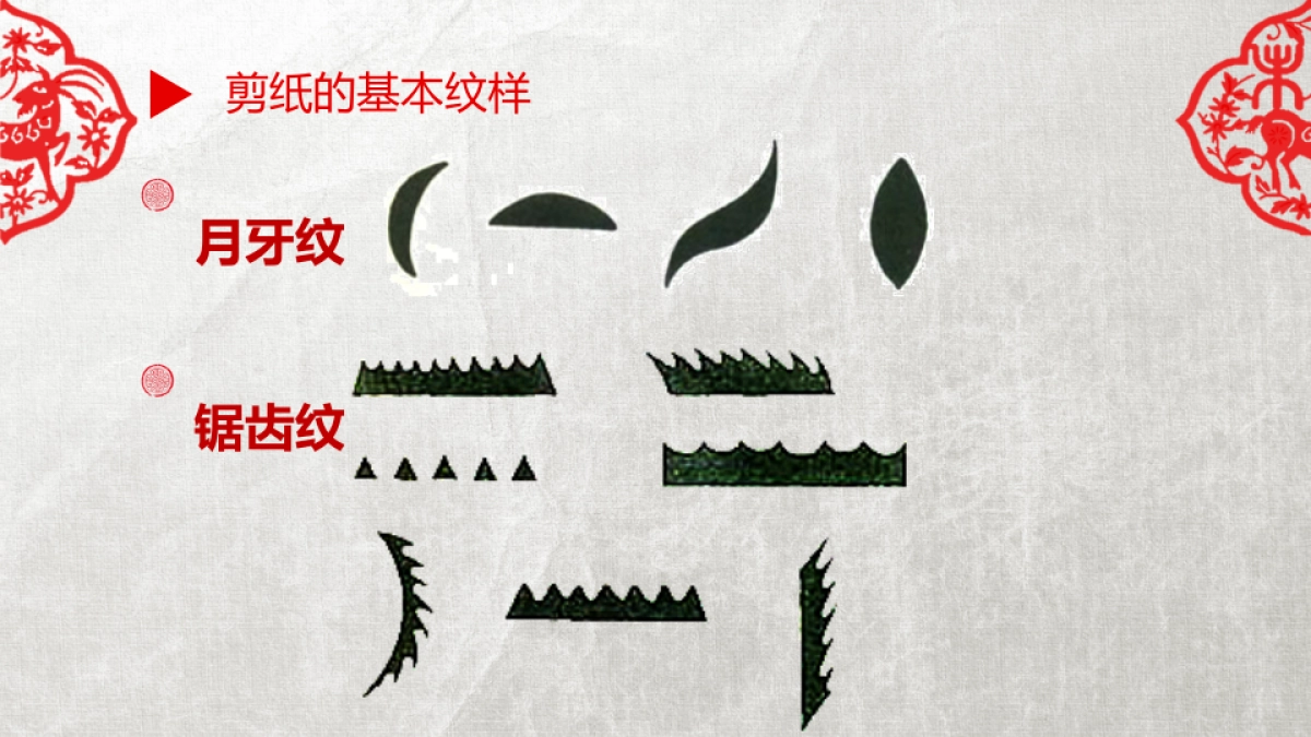 剪纸文化风格PPT模板模板 (5)_第9页