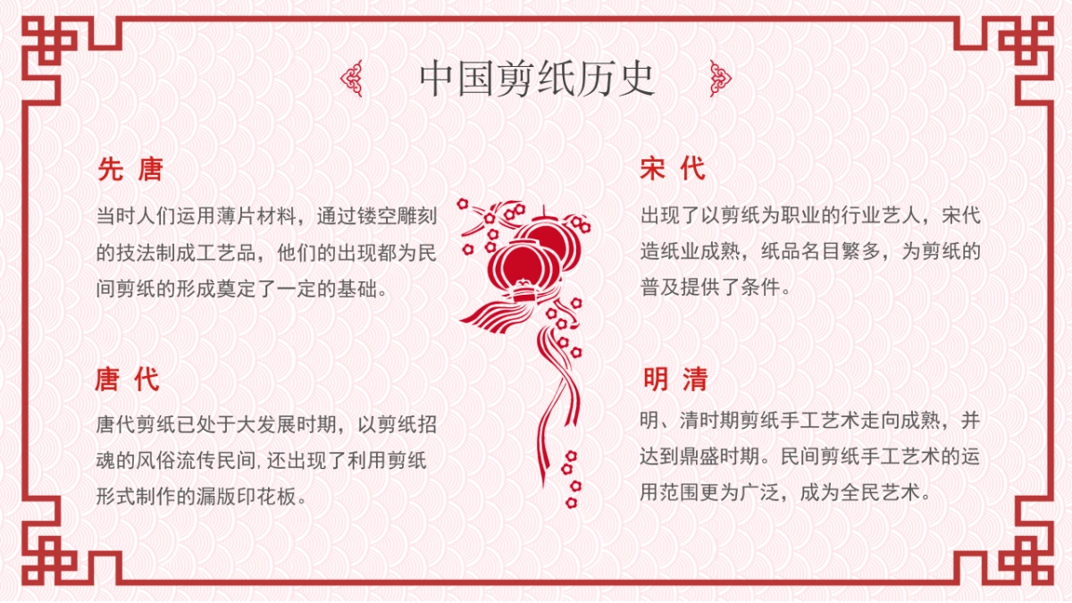 剪纸文化风格PPT模板模板 (8)_第10页