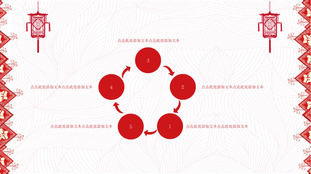 剪纸文化风格PPT模板模板 (25)_第4页
