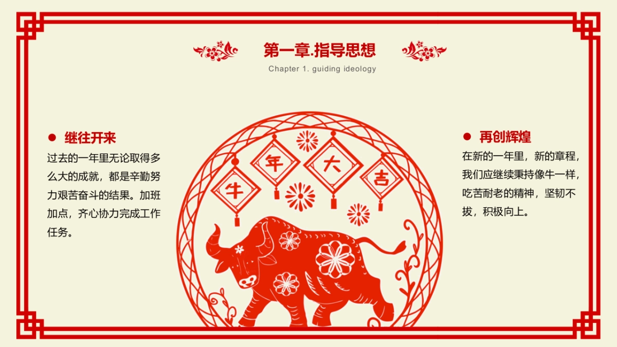 剪纸文化风格PPT模板模板 (26)_第4页