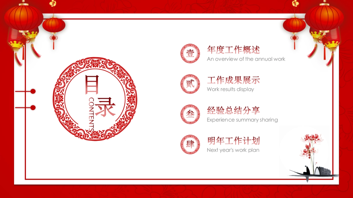 剪纸文化风格PPT模板模板 (37)_第2页