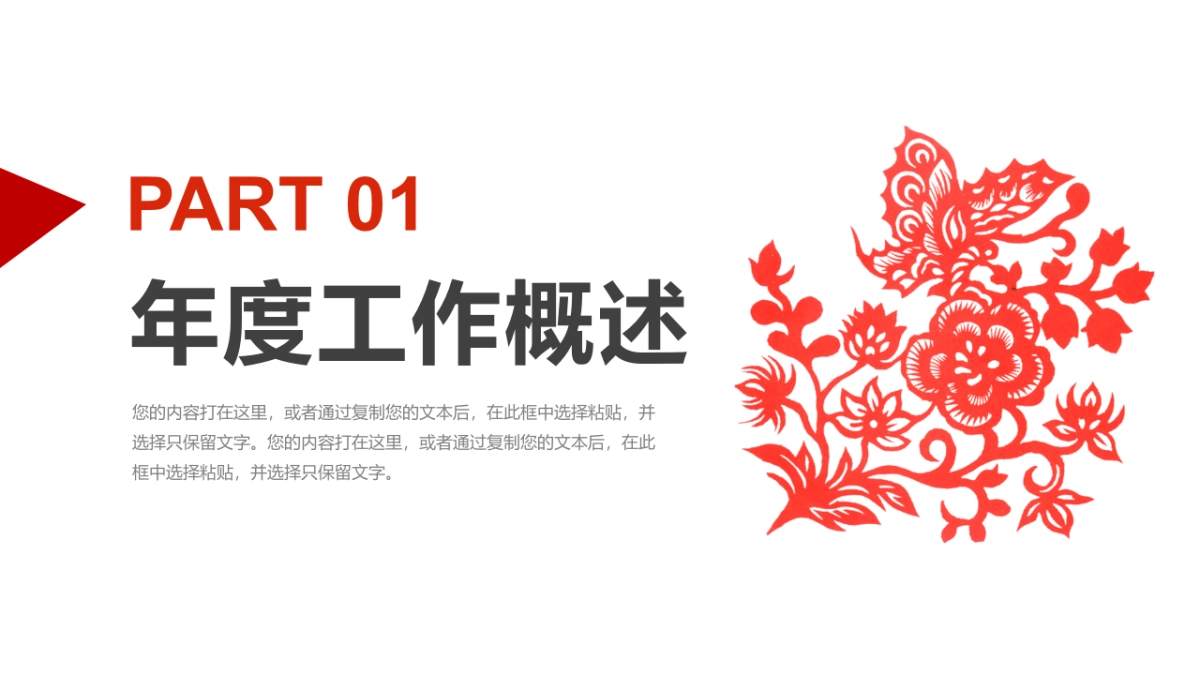 剪纸文化风格PPT模板模板 (55)_第3页