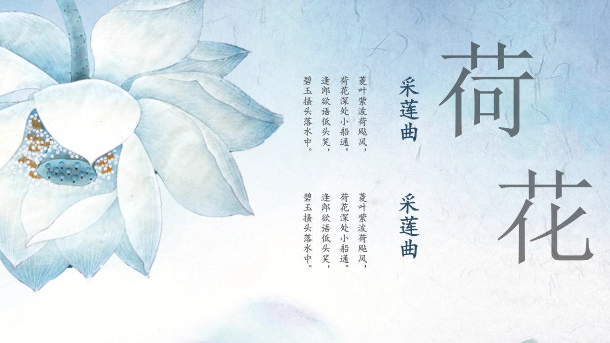 中国风PPT-荷花 (2)_第7页