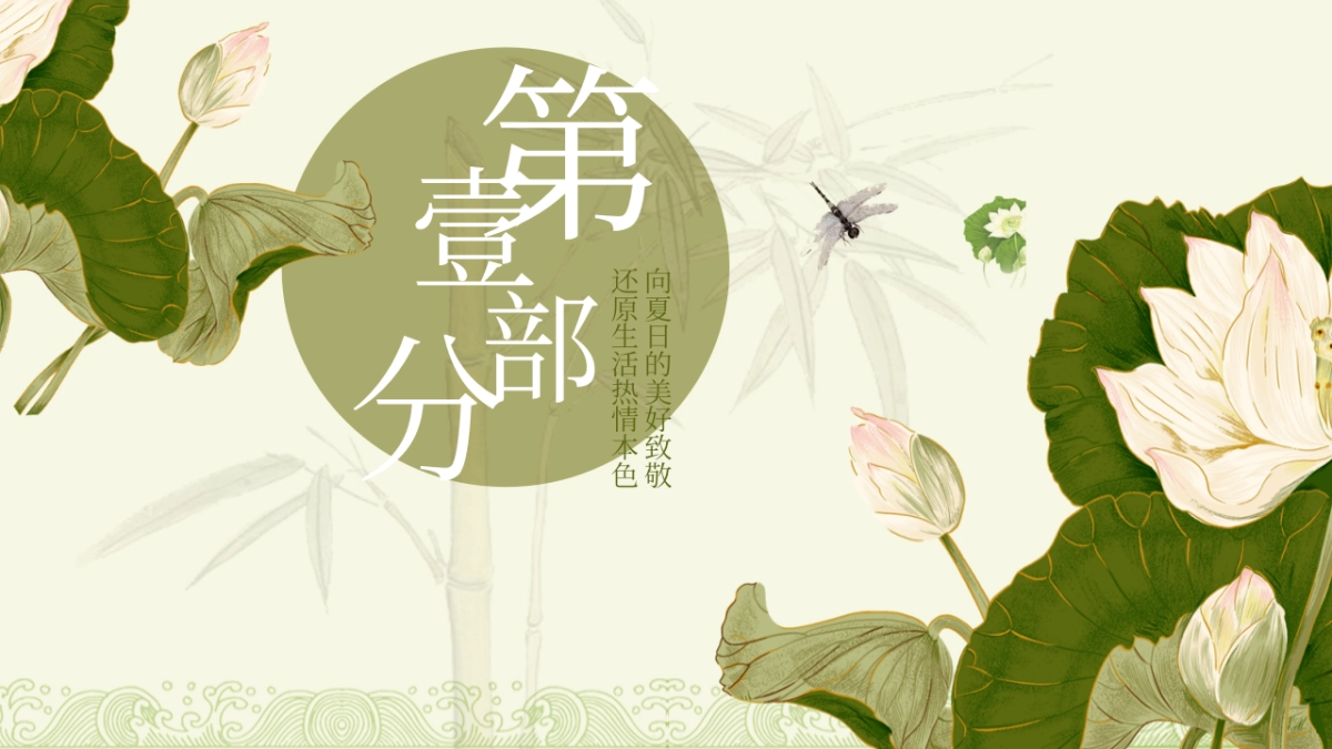 中国风PPT-荷花 (8)_第3页