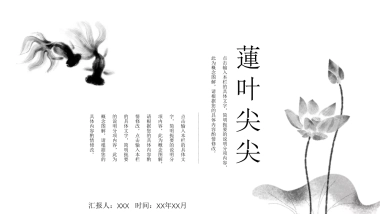 中国风PPT-荷花 (26)