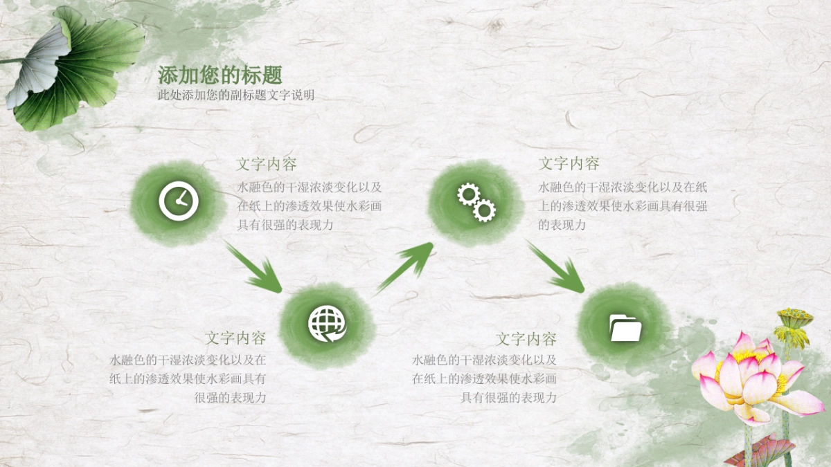 中国风PPT-荷花 (32)_第7页