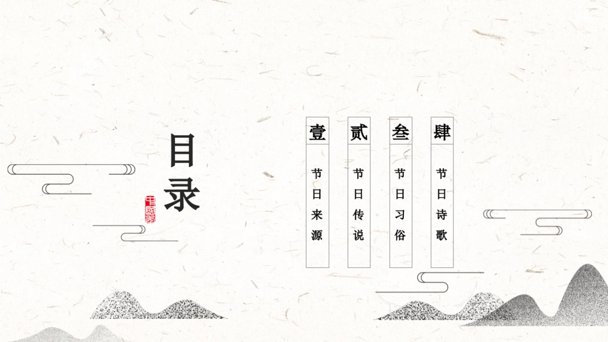 中国风PPT-山水 (6)_第2页