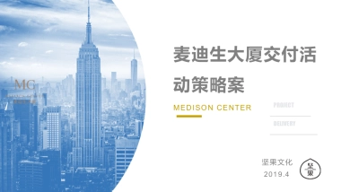 麦迪生大厦交付活动策略案