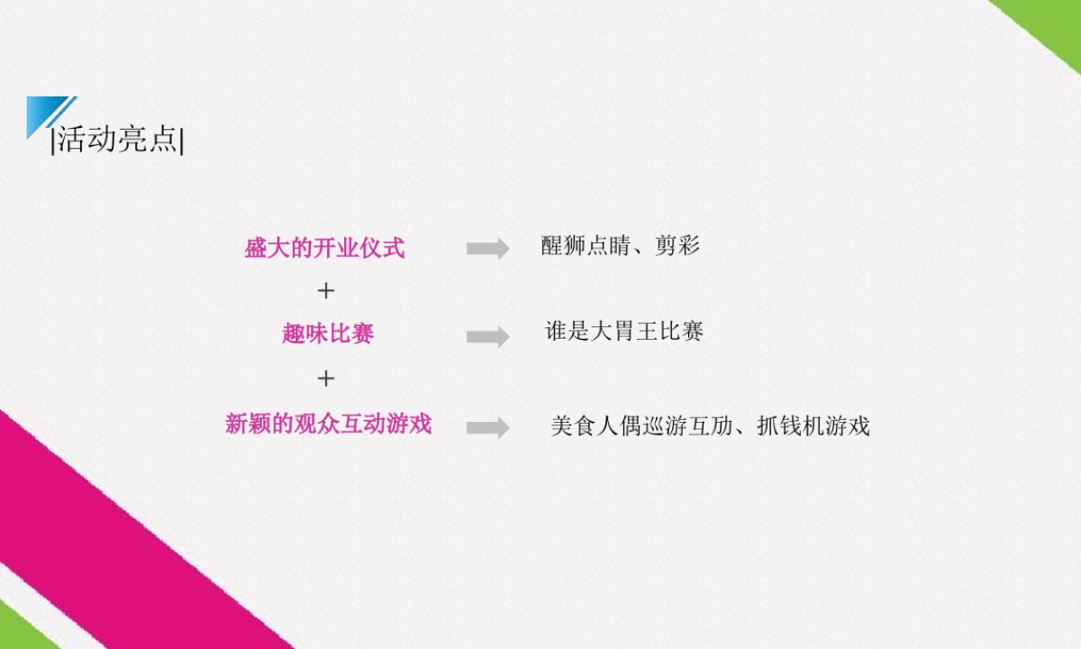 2017光浩美食城开业庆典方案_第7页