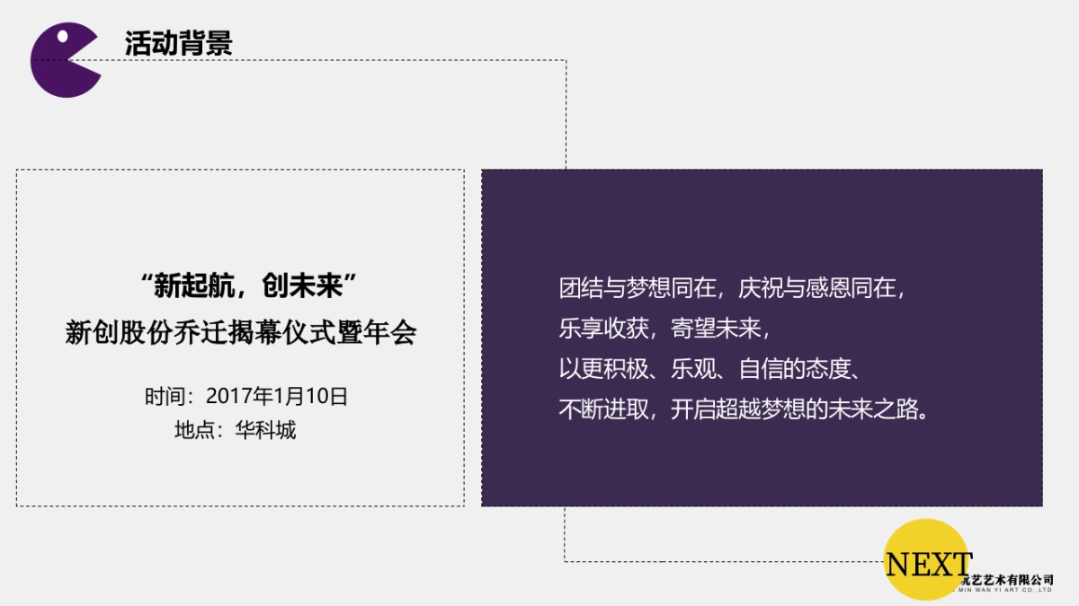 2017新创股份乔迁揭幕仪式暨年会策划案_第4页