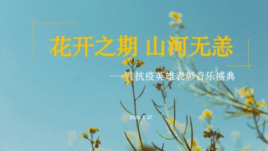 2020政府抗疫英雄表彰音乐盛典（花开之期 山河无恙主题）活动策划方案-45P