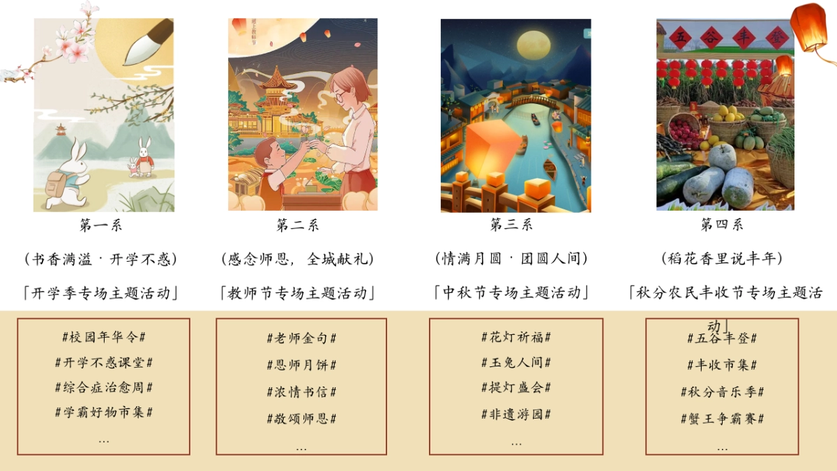 2022九月月度暖场“书香秋月”开学季活动方案_第8页