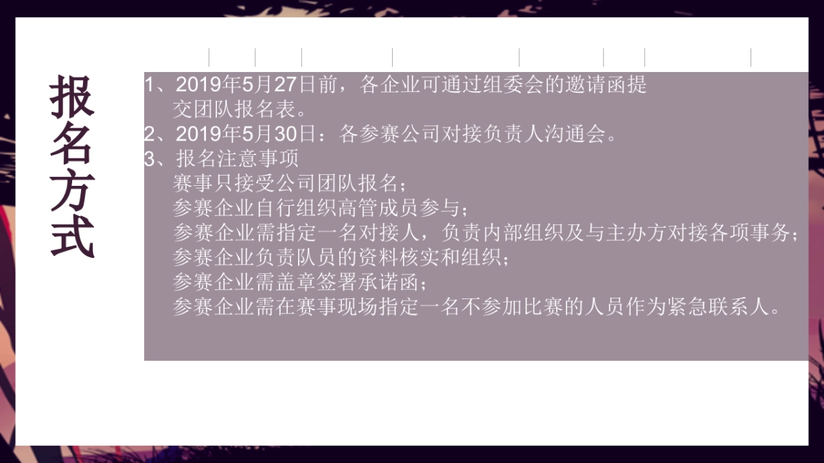 北海极客摇滚跑暨高新技术集团四周年庆典策划方案_第8页