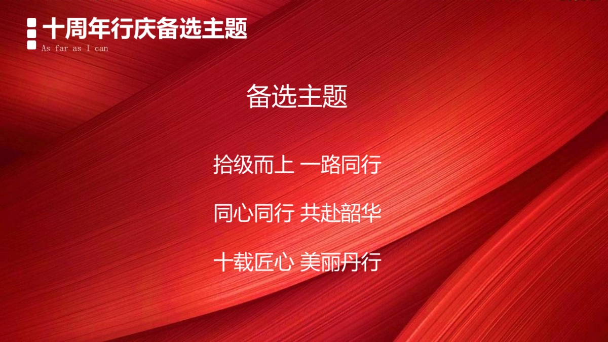 丹东银行10周年庆典“拾级而上 与时舒卷”主题活动策划方案_第9页