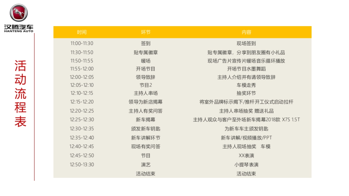 汉腾汽车4S店开业仪式活动方案_第8页