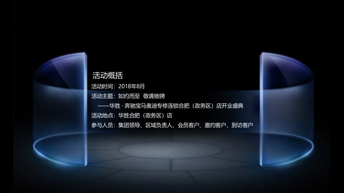 华胜 · 奔驰宝马奥迪专修连锁(政务区)店开业盛典方案_第2页