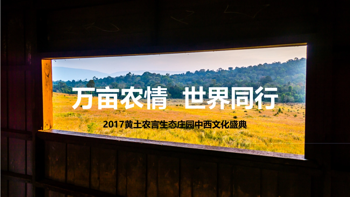 黄土农言生态庄园中西文化盛典策划案_第3页