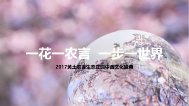 黄土农言生态庄园中西文化盛典策划案