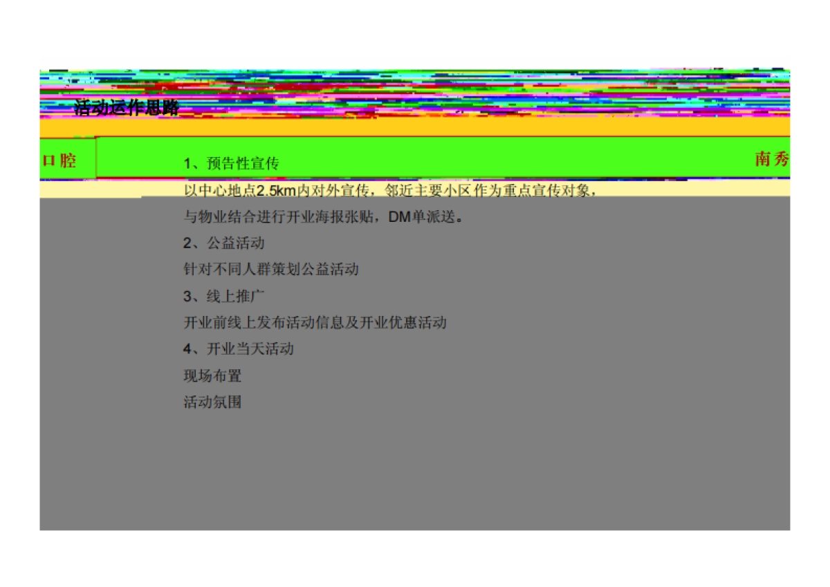 南秀口腔医疗中心盛大开业策划案_第4页