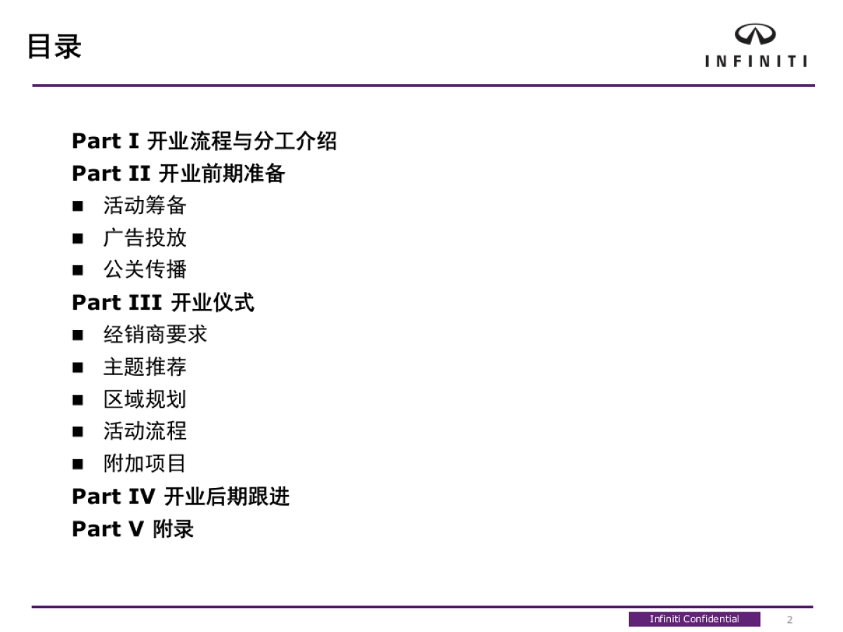 英菲尼迪经销商开业指导方案_第2页