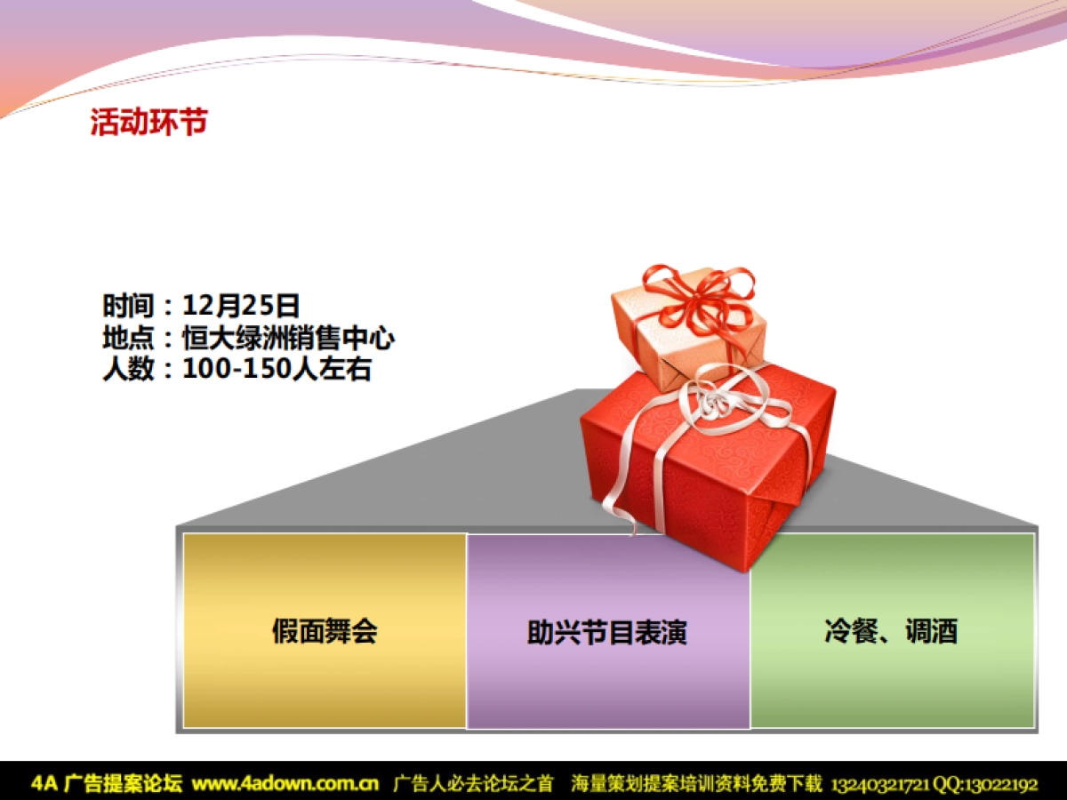 2010恒大地产圣诞假面狂欢舞会策划方案-29P_第5页