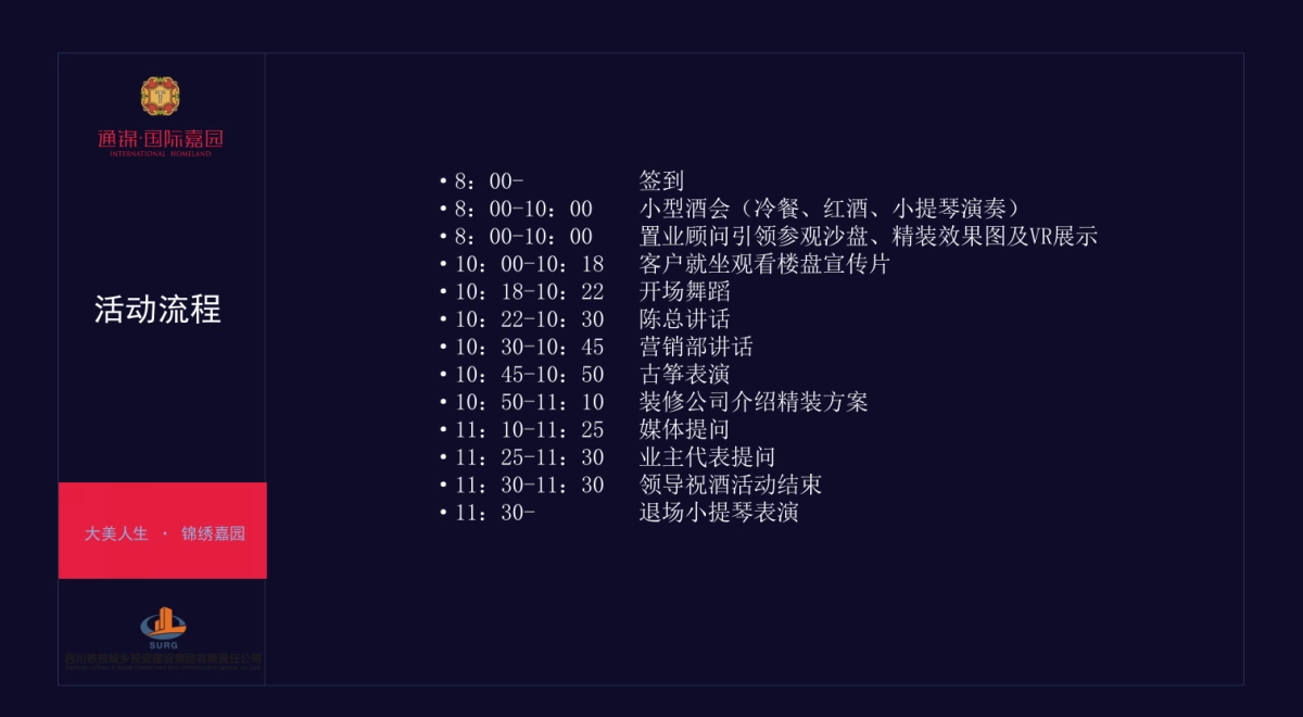 2017通锦国际嘉园精装房推介会方案_第5页