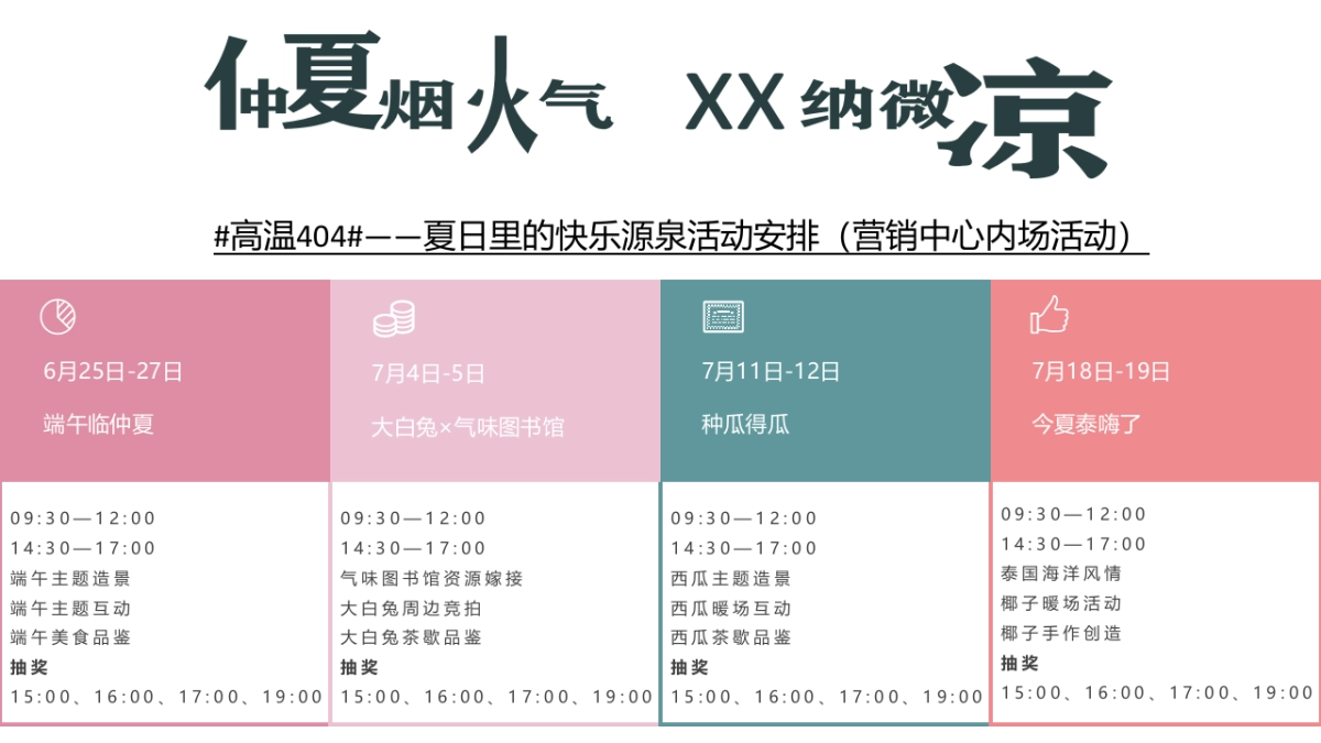 2020地产项目“仲夏烟火气，地产纳微凉七月”活动策划方案_第10页