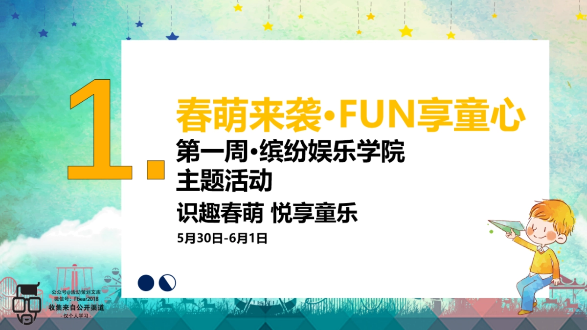 2020地产项目6月（亲子学院主题）活动策划方案_第5页