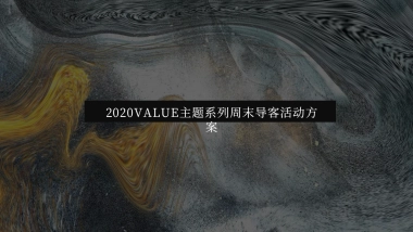 2020地产项目FUN享嘉年华 VALUE系列周末导客活动策划方案