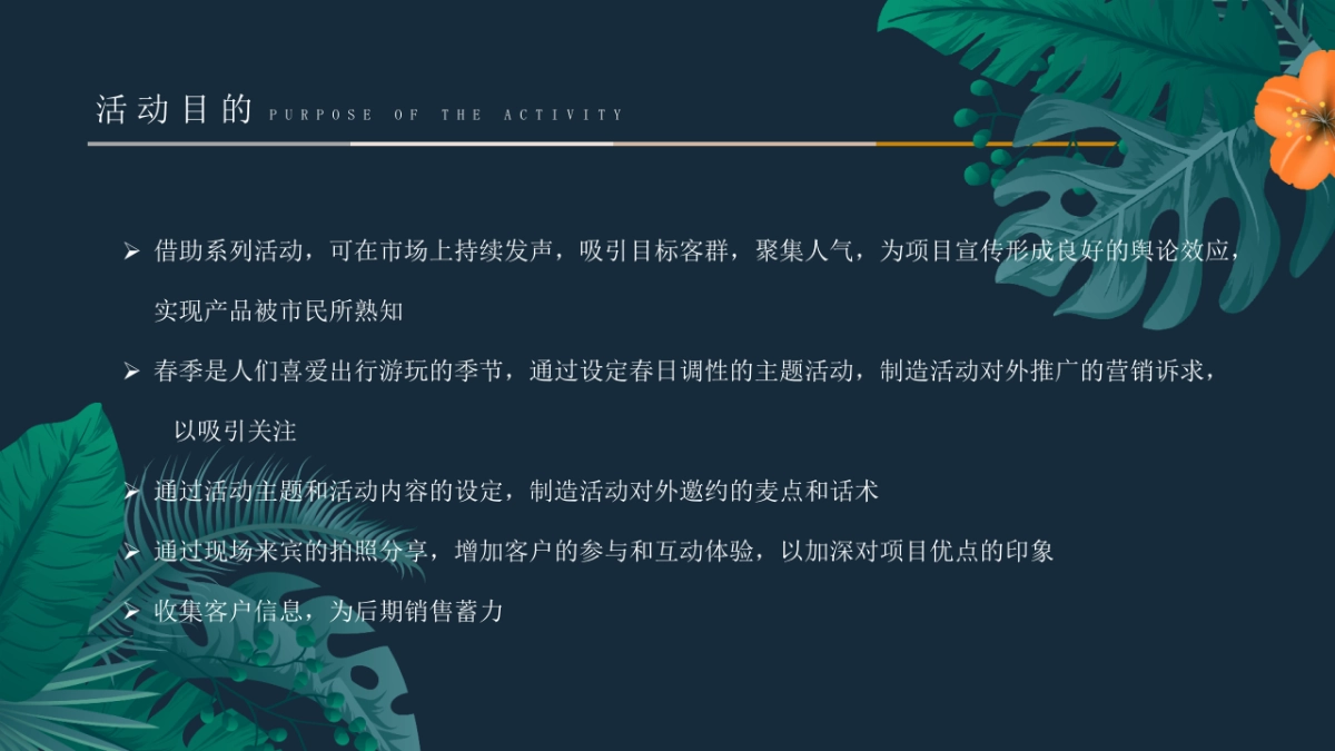 2021地产项目“邂逅春天 向阳而生”春季3-6月系列暖场活动策划方案_第5页