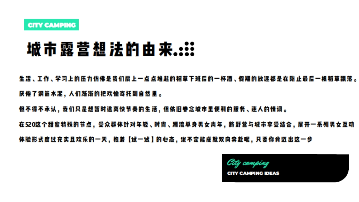2021地产项目520城市露营「双向奔赴主题」活动策划方案_第5页
