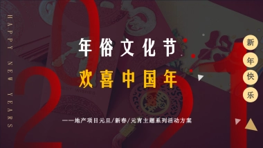 2021地产项目欢喜中国年主题系列活动策划方案