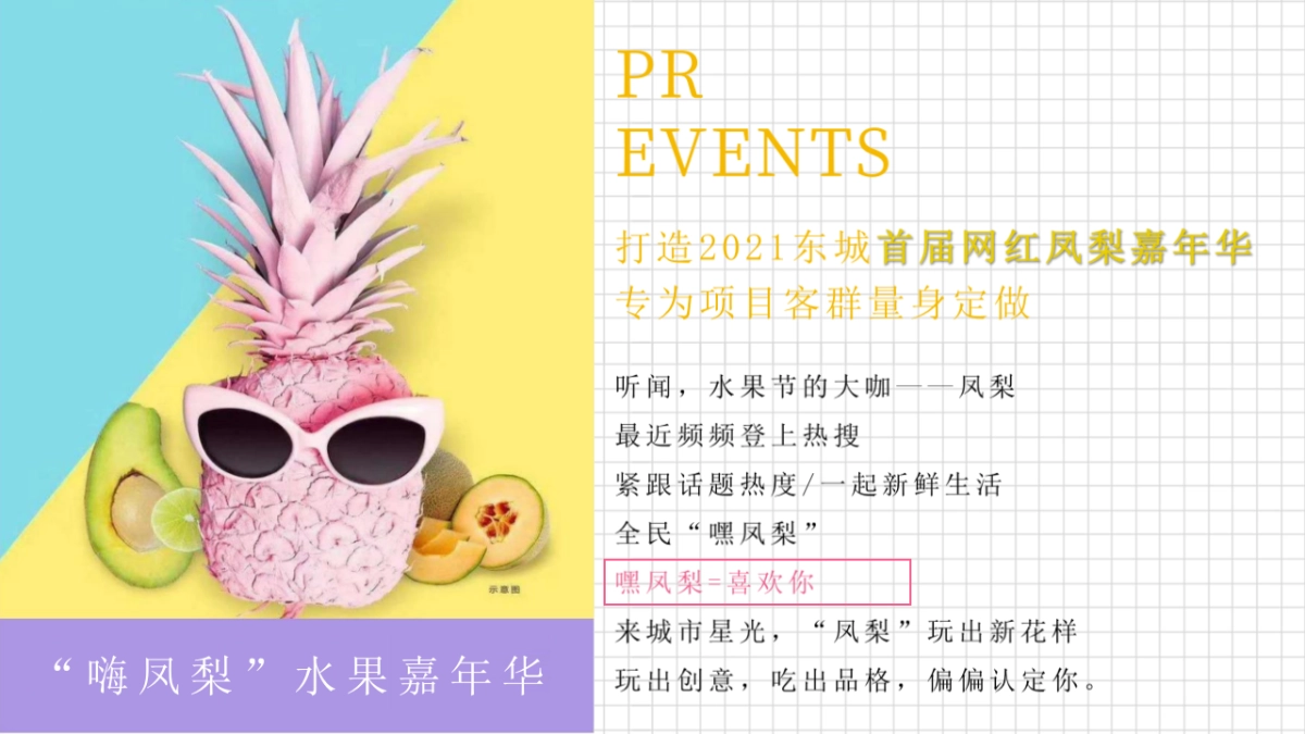 2021地产项目营销中心开放“凤梨嘉年华”活动策划方案_第3页