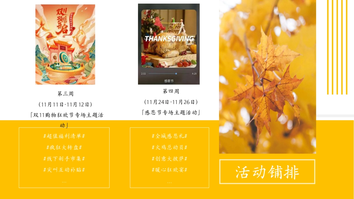2022地产十一月份月度暖场系列“秋颂感恩，暖意入怀主题”活动策划方案_第10页
