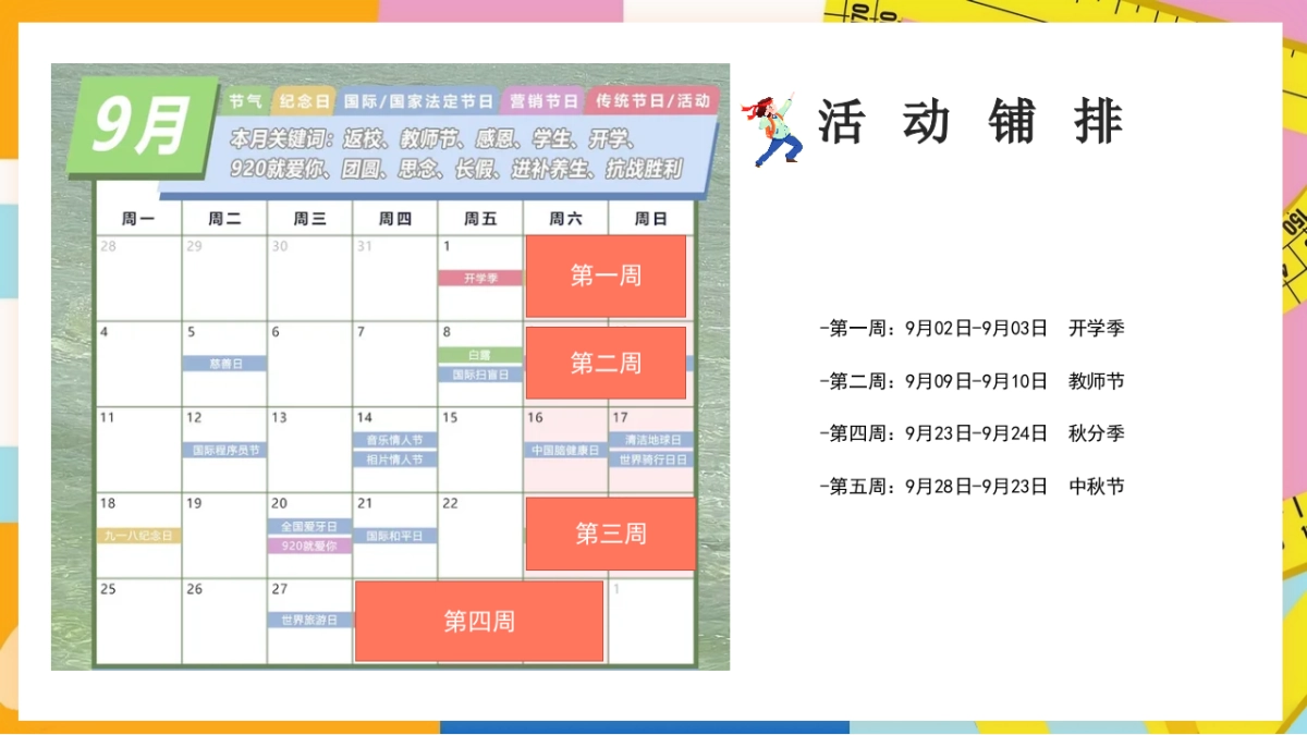 2023地产项目9月月度暖场系列“元气满满开学季”活动策划方案_第9页