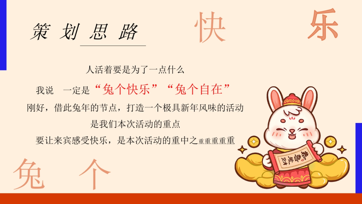 2023地产项目兔年暖场“兔个快乐”活动策划方案_第3页